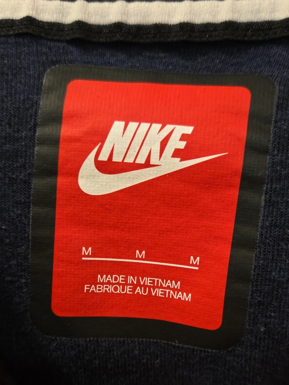 NIKE Men’s Full-Zip Hooded Jacket - Dark Navy - Picture 7 of 9